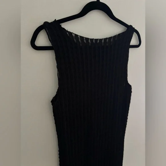 Noisy May Dinah Sleeveless Lace-Stripe Maxi Dress NWT - Picture 11 of 11